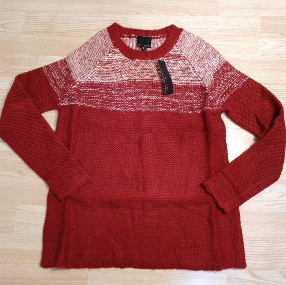 Sweater - Red with cream blend - Picture 4 of 8